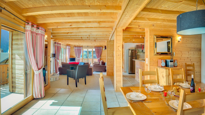 Chalet Tarine, Salon et salle à manger, Châtel Domaine skiable