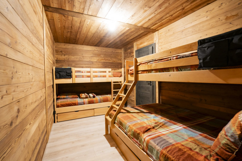 Chalet Vora Alpin, Bunk bed room, Châtel Family snow