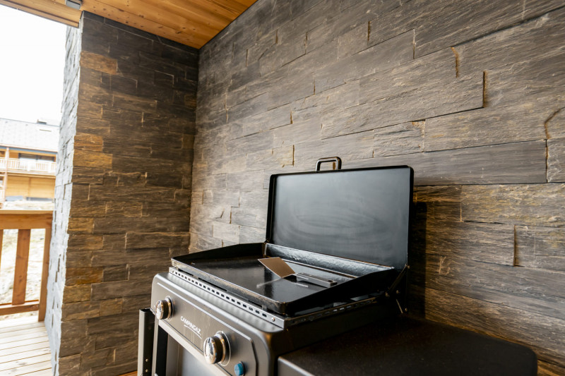 Chalet Vora Alpin, Terrace with BBQ, Châtel Holidays mountain sun