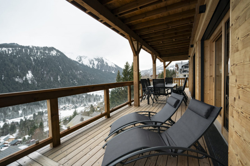 Chalet Vora Alpin, Terrace with BBQ and garden furniture, Châtel Relaxing holidays 74