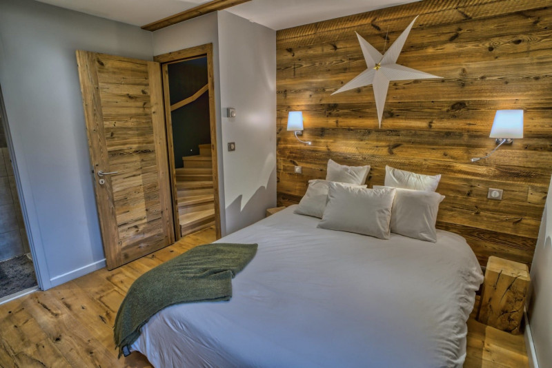 Chalet Ysaline, Bedroom double bed, Châtel 74390