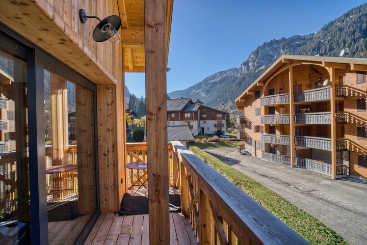 Chalet Ysaline Châtel  Balcon 2