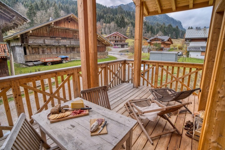 Chalet Ysaline, Terrasse, Châtel Réservation 74