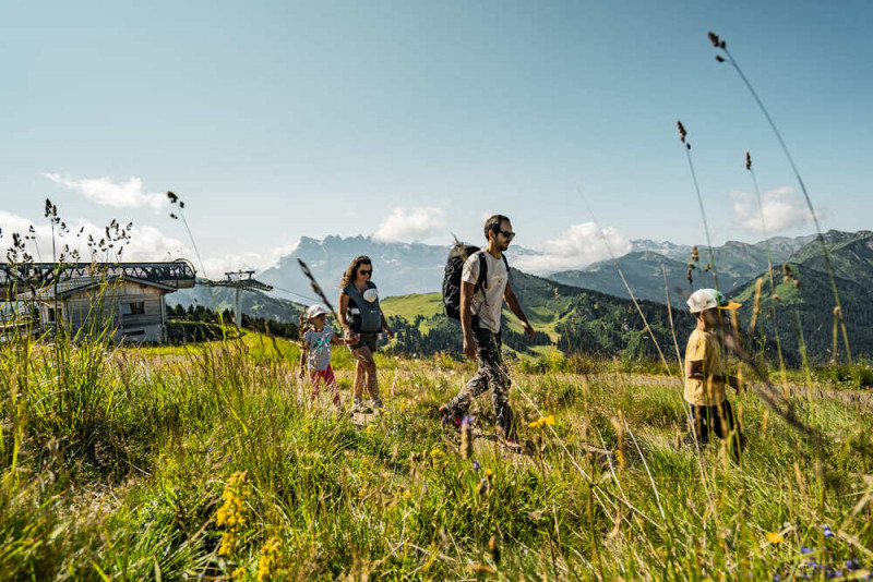 Châtel en été