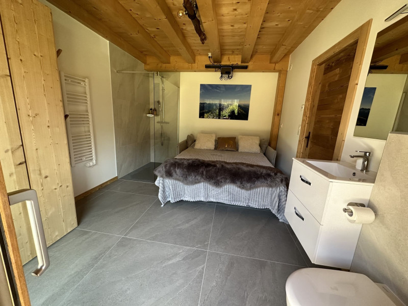 Semi Chalet Libi, La Chapelle d'Abondance, Bedroom sofa bed + screening room ground floor, Abondance valley 74390