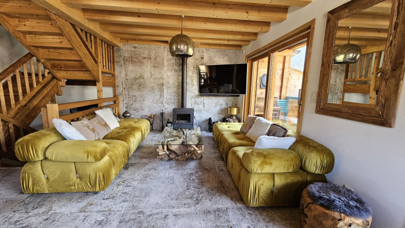 Semi Chalet Libi, La Chapelle d'Abondance, Living room, Ski rental 74