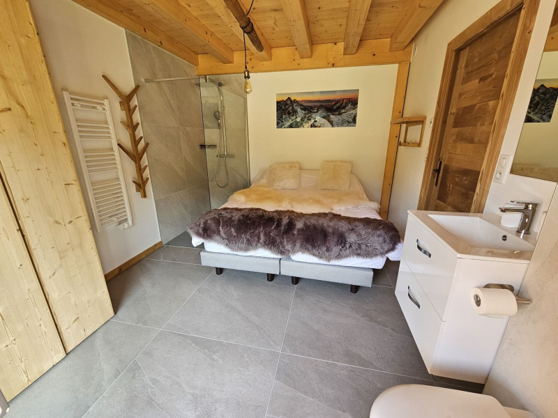 Semi Chalet Vadel, La Chapelle d'Abondance, Double bedroom ground floor, Winter rental