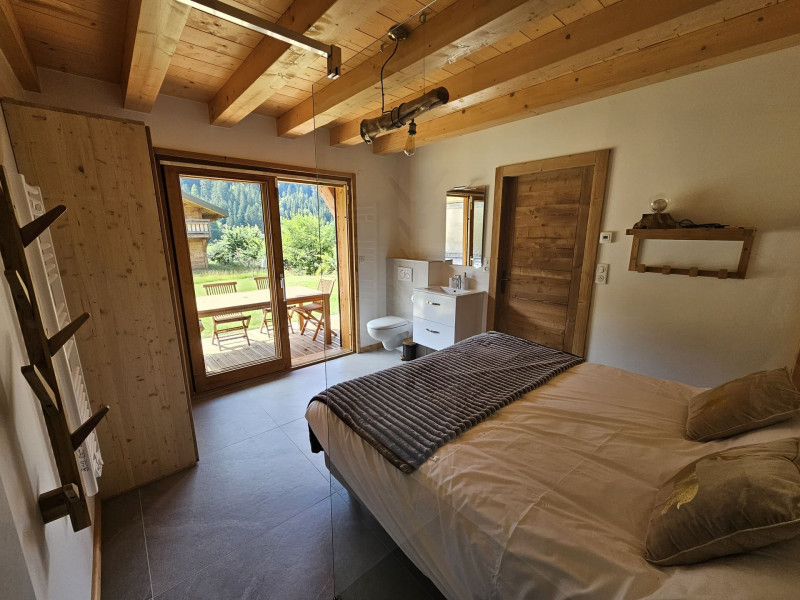 Semi Chalet Vadel, La Chapelle d'Abondance, Double bedroom ground floor, Panthiaz 74