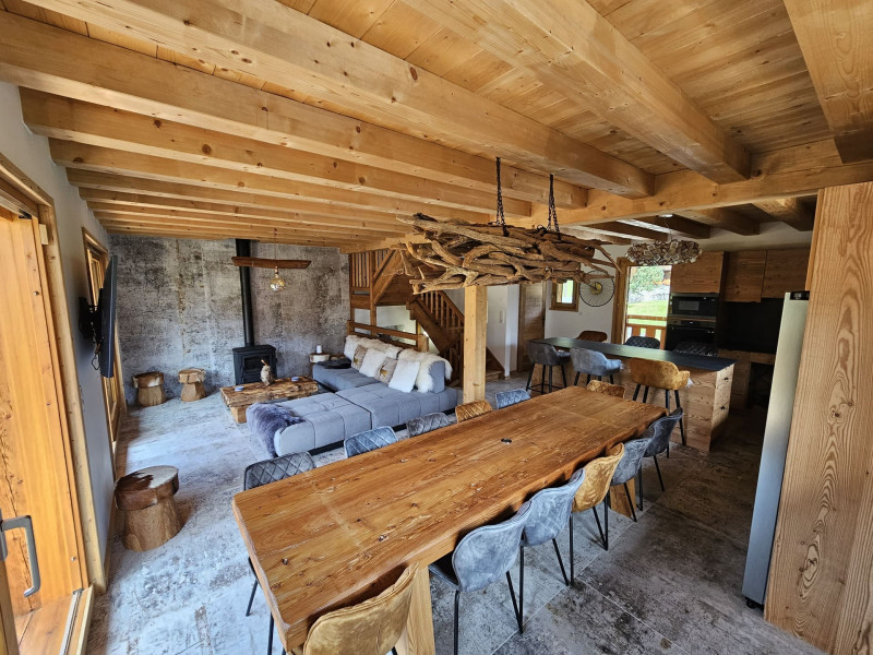 Semi Chalet Vadel, La Chapelle d'Abondance, Dining room, Family holiday 74