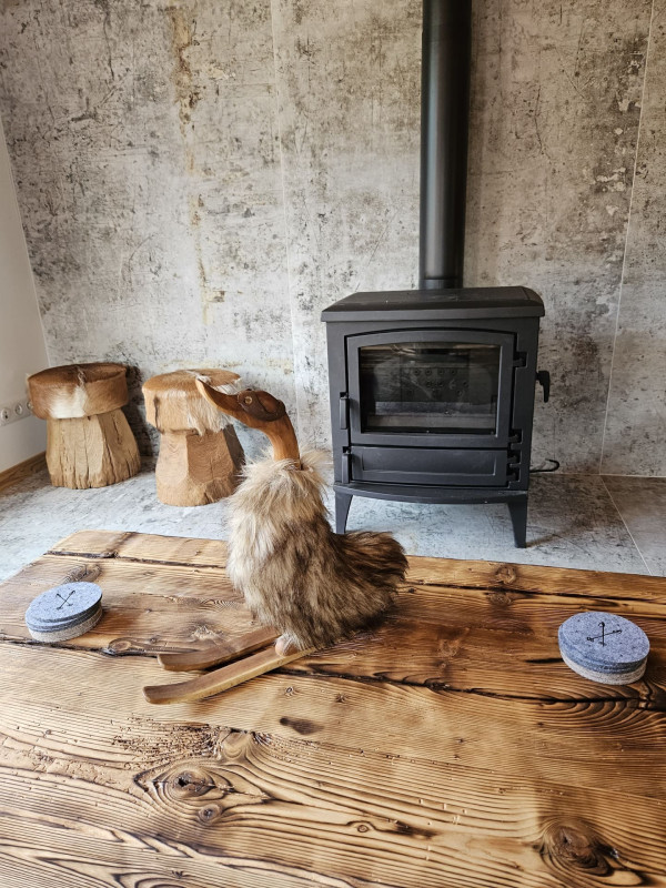 Demi Chalet Vadel, La Chapelle d'Abondance, Séjour avec poele à bois, Vacances Cosy