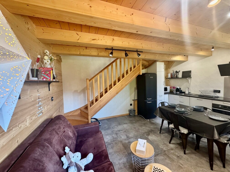 Etoile du Nant, Séjour avec salle à manger, Portes du Soleil Location 74