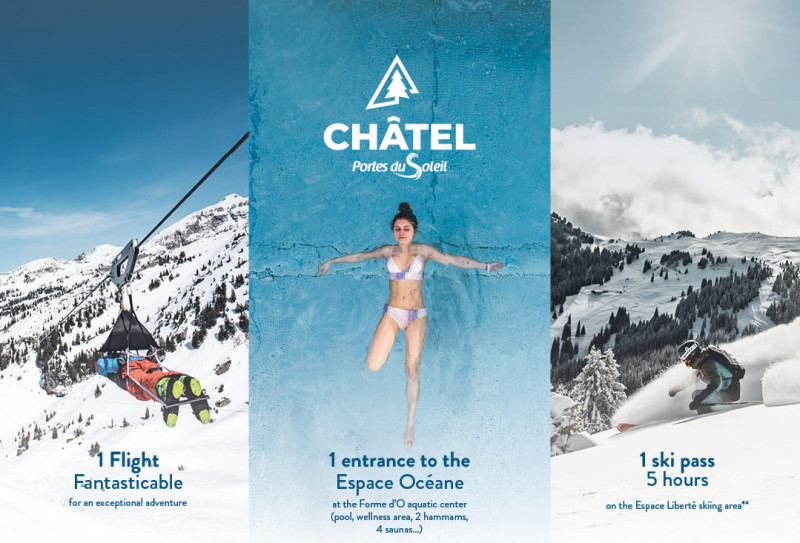 Fantasticable + Aquatic centre + Châtel ski pass	
