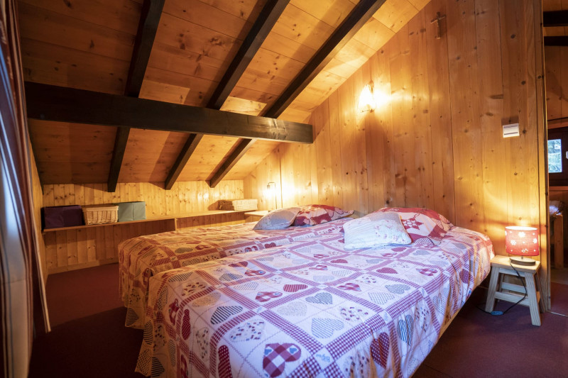 Location chalet La Fouine, Châtel, chambre deux lits