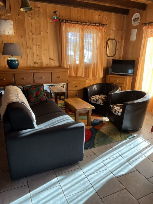 Location chalet La Fouine, Châtel, Séjour