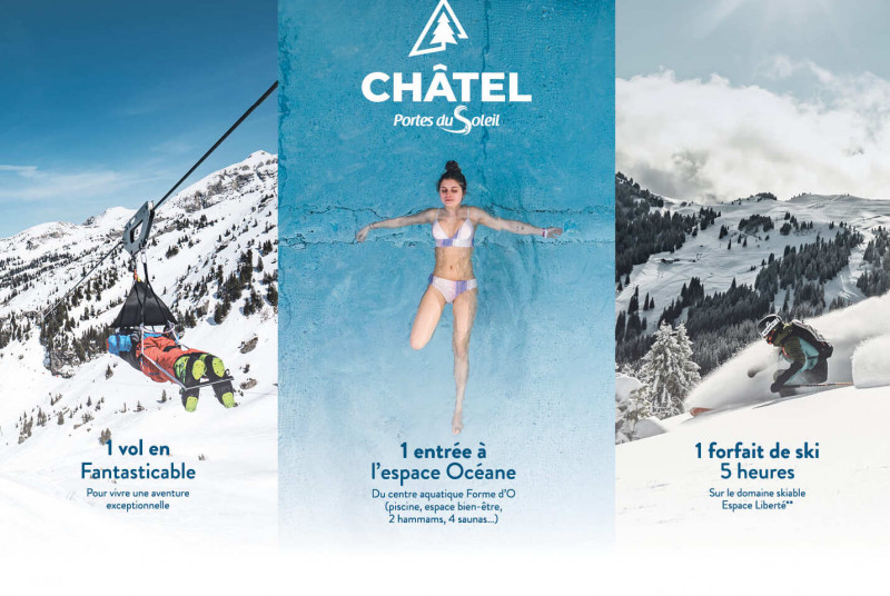 Offre Fantasticable + centre aquatique + forfait ski Chatel