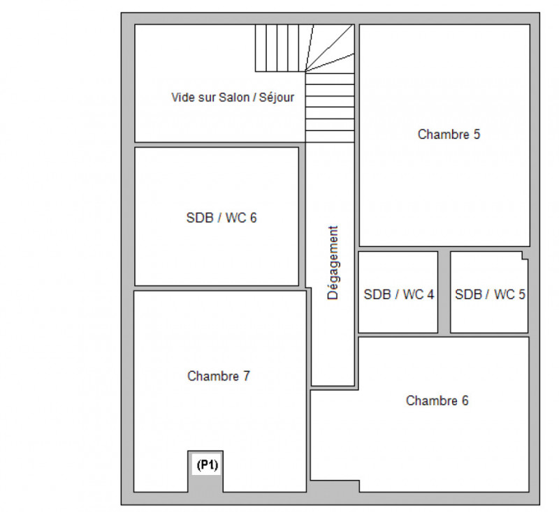 Plan du chalet Les Braconniers à Chatel nr1 Plan du chalet Les Braconniers à Chatel nr1