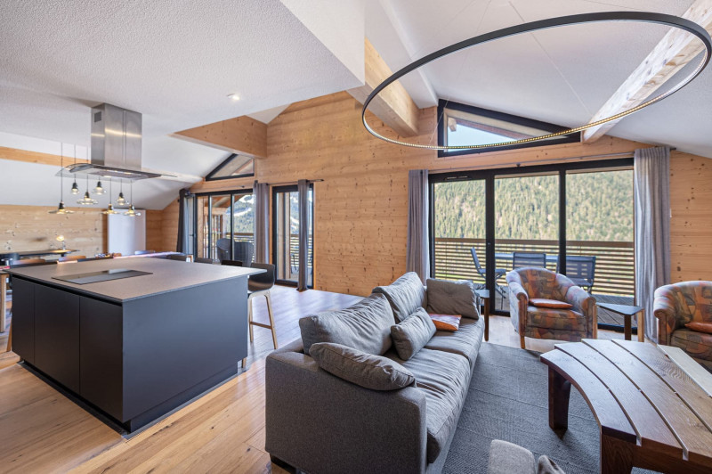 Résidence 360, Apt n°8, Grand séjour lumineux, Châtel Réservation