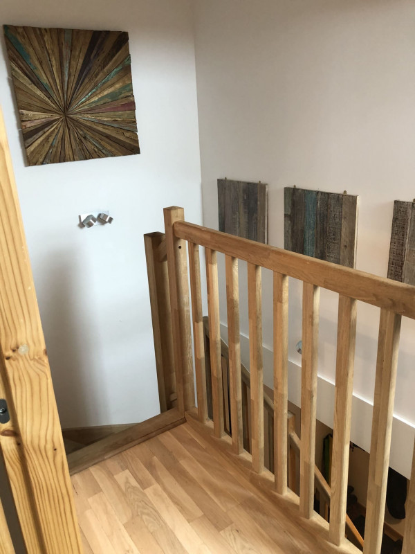 Résidence 4 éléments, appartement 31 A, escalier, Châtel Les Portes du Soleil