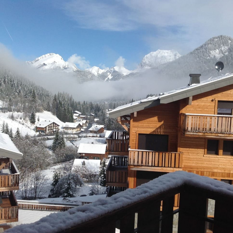 Résidence 4 éléments, appartement 31 A, vue montagne hiver, Châtel Vallé d'Abondance