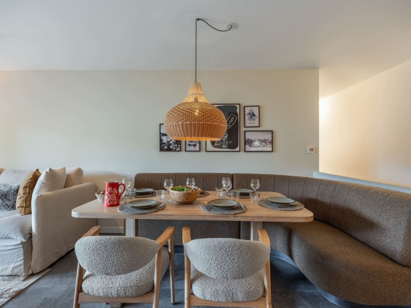 Résidence ALCHIMIE, apartment 11B, dining room, Châtel Haute-Savoie 74