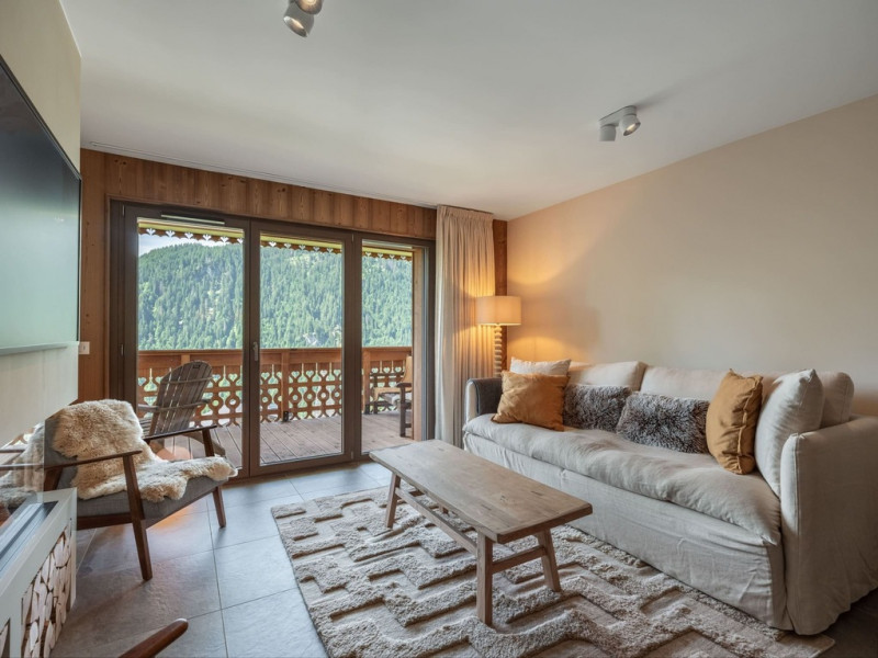 Résidence ALCHIMIE, apartment 11B, cosy living room, Châtel Vallée d'Abondance