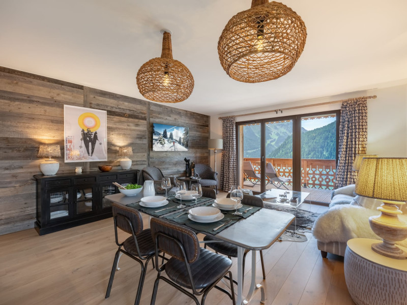 Résidence Alchimie, Appartement B23, Séjour vue montagne, Châtel Portes du Soleil
