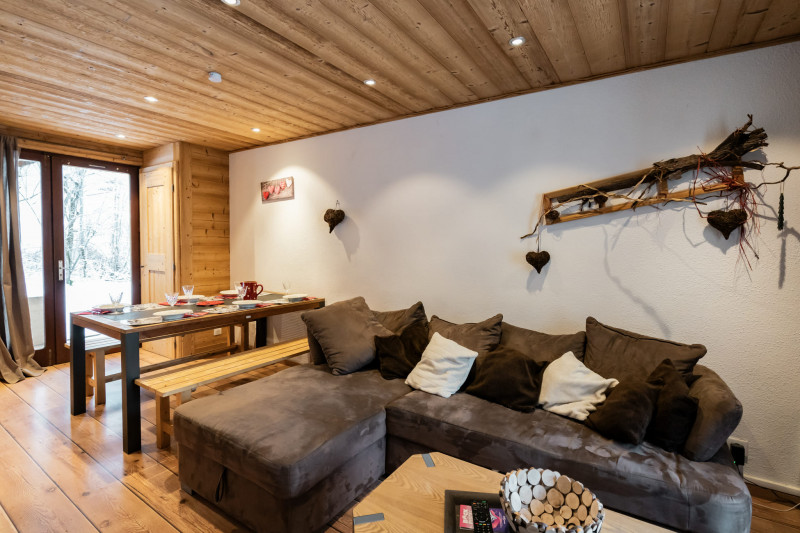 Residence Alpina, Living-room, Châtel Apartment rental
