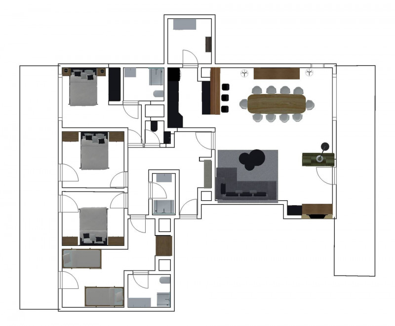 Résidence Alpujarra, appartement, 10 personnes, Freinets, centre, Châtel, plan