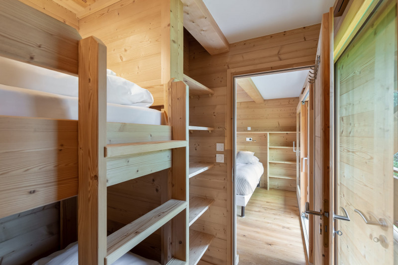 Résidence chalet de Vonnes - Appartement 10 - chambre dortoir - Châtel haute savoie