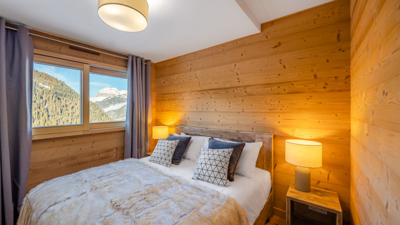 Residence Chalet de Vonnes, Bedroom double bed, Châtel Ski area