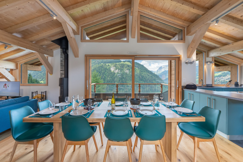 Résidence chalet de Vonnes - Salle à manger - Châtel 74390