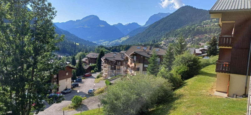 Résidence Chaumière des neiges, apartment 2008B, View from the balcony, Châtel Mountain vacations