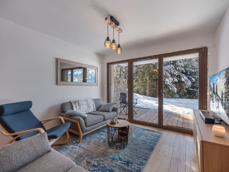 Résidence l'Alchimie, Appartement 1C, Séjour, Châtel Montagne