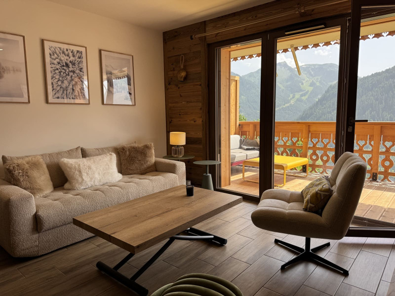 Résidence l'Alchimie, Apartment 22B, Living room, Petit Châtel