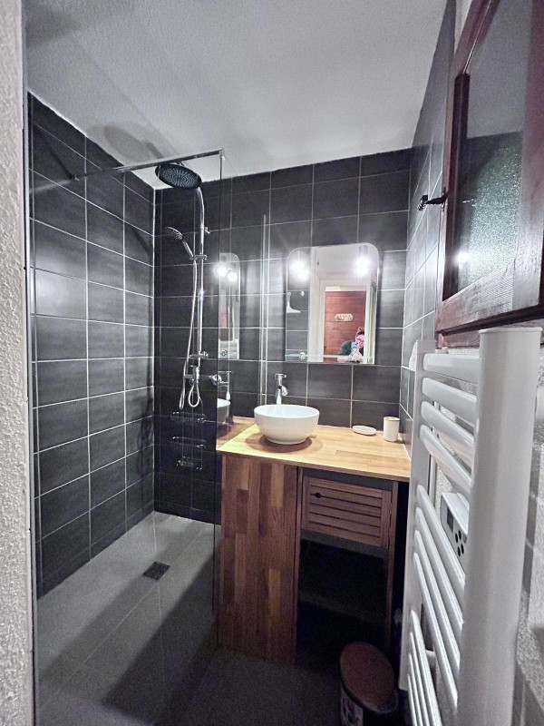 Résidence l'Alpage, Appartement 2E, Châtel, Salle de douche, Télésiège Petit Chatel 74