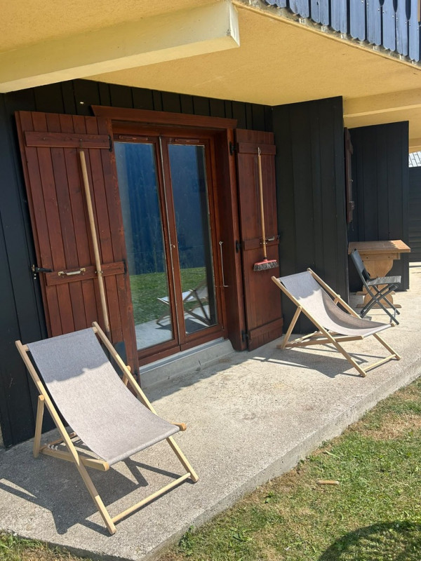 Résidence l'Alpage, Appartement 2E, Châtel, Vue de la terrasse, Alpes du nord Résidence l'Alpage, Appartement 2E, Châtel, Vue de la terrasse, Alpes du nord