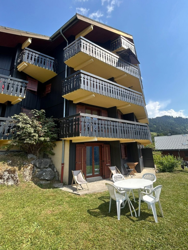 Résidence l'Alpage, Appartement 2E, Châtel, Vue de la terrasse, Repos Résidence l'Alpage, Appartement 2E, Châtel, Vue de la terrasse, Repos