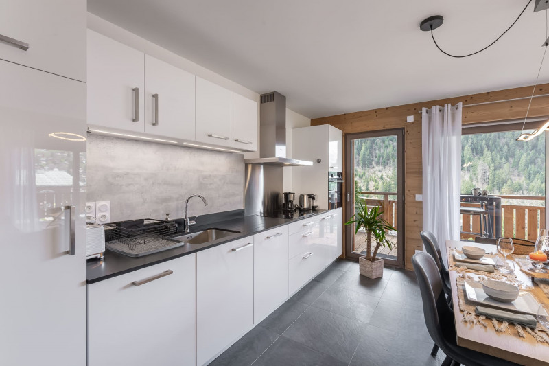 Résidence l'Alpujarra, appartement 303, Cuisine moderne, Châtel Portes du Soleil