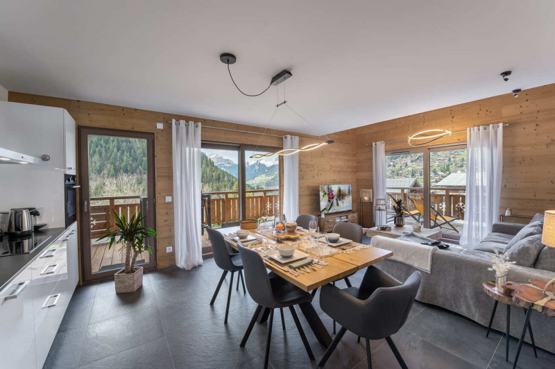 Residence l'Alpujarra, apartment 303, Living room, Châtel Mountain Holidays