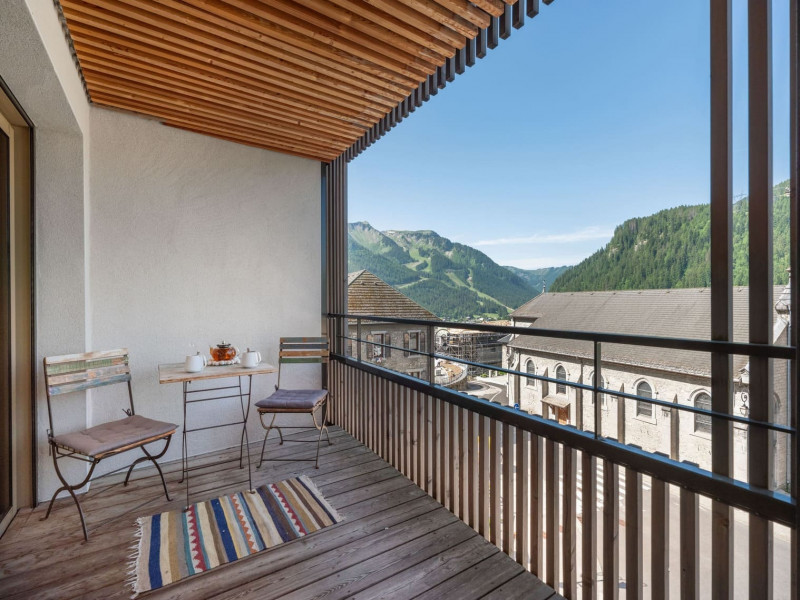 Residence Le Lion d'Or, Apartment 12, Chatel, Balcony with view, Village center