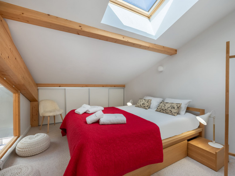 Residence Le Lion d'Or, Apartment 12, Chatel, Double bedroom, Unforgettable stay