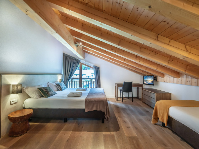 Résidence Le Mont Blanc - Oasis, Appartement 07A, La Chapelle d'Abondance, Chambre triple, Matériel de ski Châtel