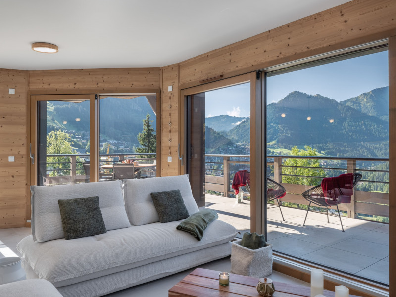 Résidence Le Theleme, Apartment 304 A, living room, Châtel Les Portes du Soleil