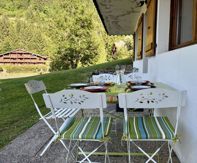 Résidence Les Fioles, appartement 19, terrasse, Châtel Montagne France 