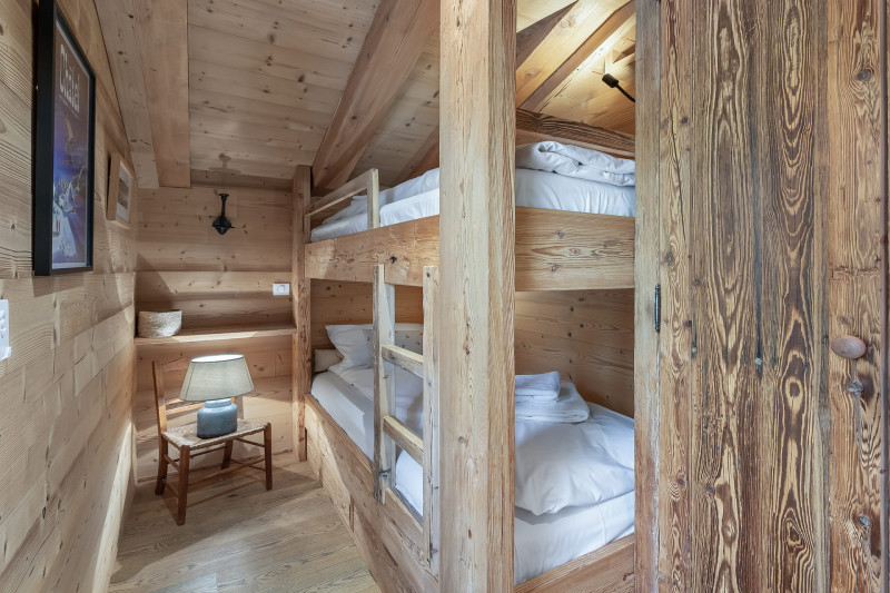 Residence the Flambeaux 8 people Châtel Boude, Bedroom bunk bed, Ski Snowboard Abonance valley holidays