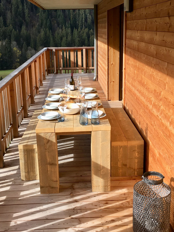 Residence The Loges Blanches, Balcony with garden furniture, Châtel Booking
