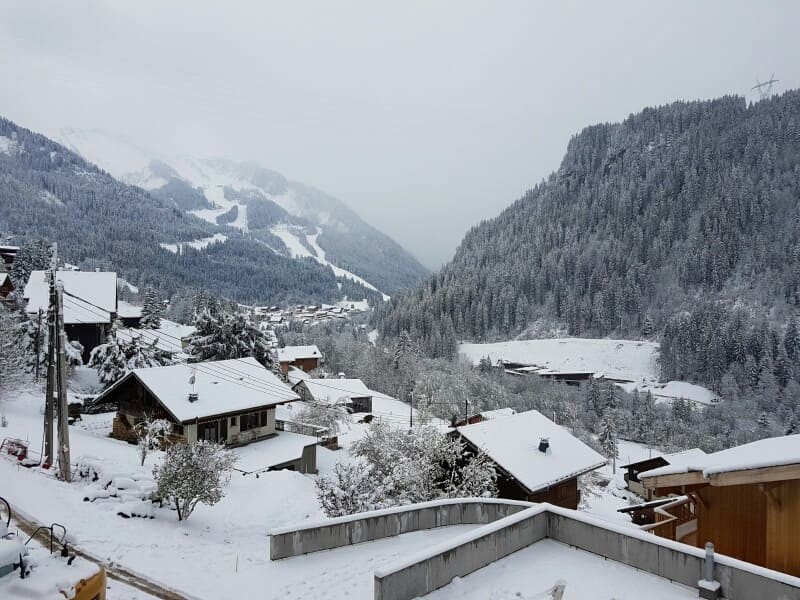 Résidence Les Loges Blanches Châtel Vue terrace 2