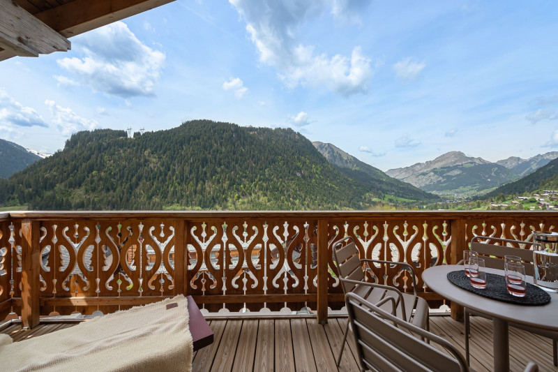 Résidence les Perles de Savoie, Apt 402, Balcon, Châtel