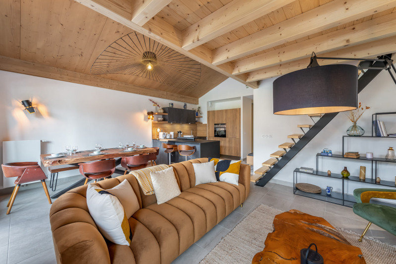 Residence The Perles de Savoie, Living and dining room, Châtel Portes du Soleil