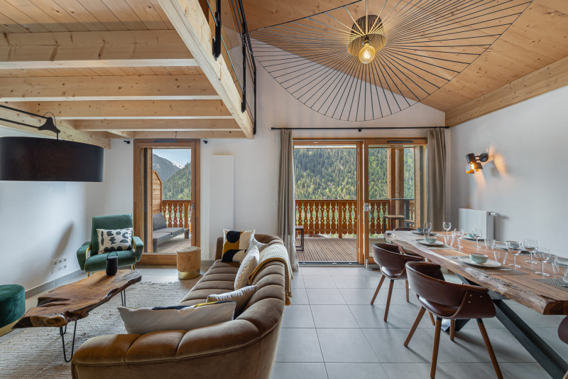 Residence The Perles de Savoie, Living and dining room, Châtel Hiking 74
